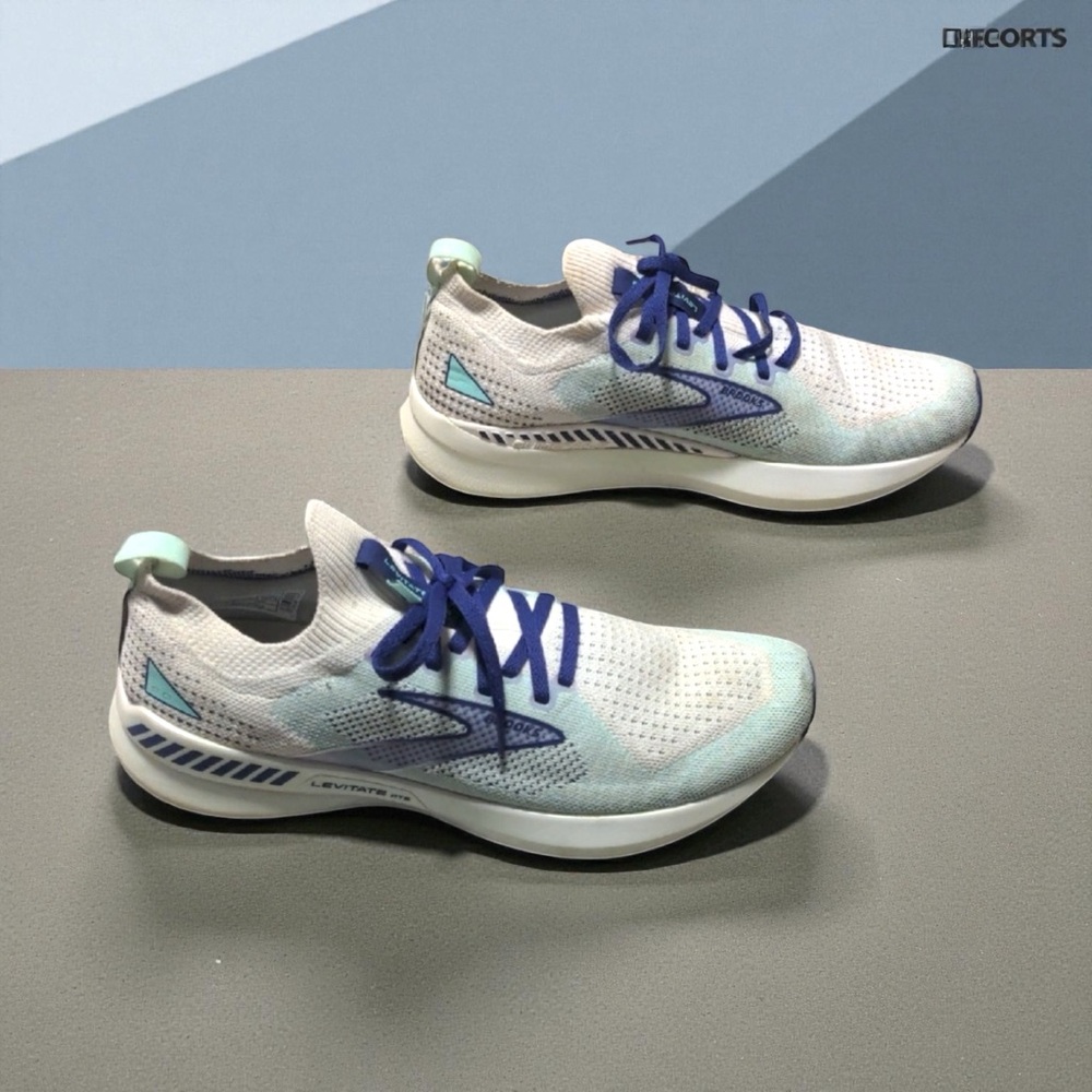 Brooks Women's Athletic Shoes in Blue and White